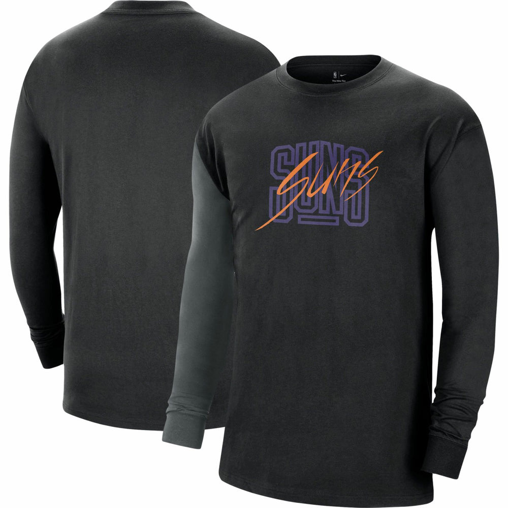 Nike Phoenix Suns Courtside Versus Flight MAX90 Long Sleeve T-Shirt