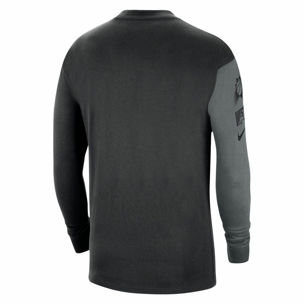 Nike Phoenix Suns Courtside Versus Flight MAX90 Long Sleeve T-Shirt