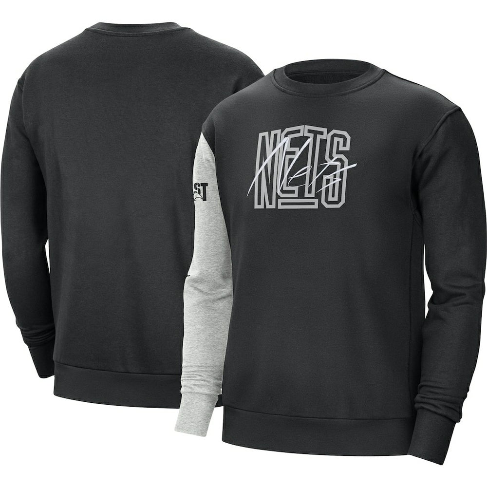 Nike Brooklyn Nets Courtside Versus Force & Flight Pullover Sweatshirt