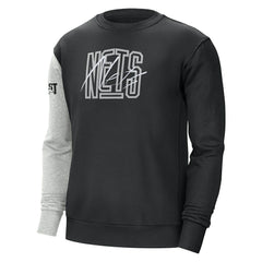Nike Brooklyn Nets Courtside Versus Force & Flight Pullover Sweatshirt