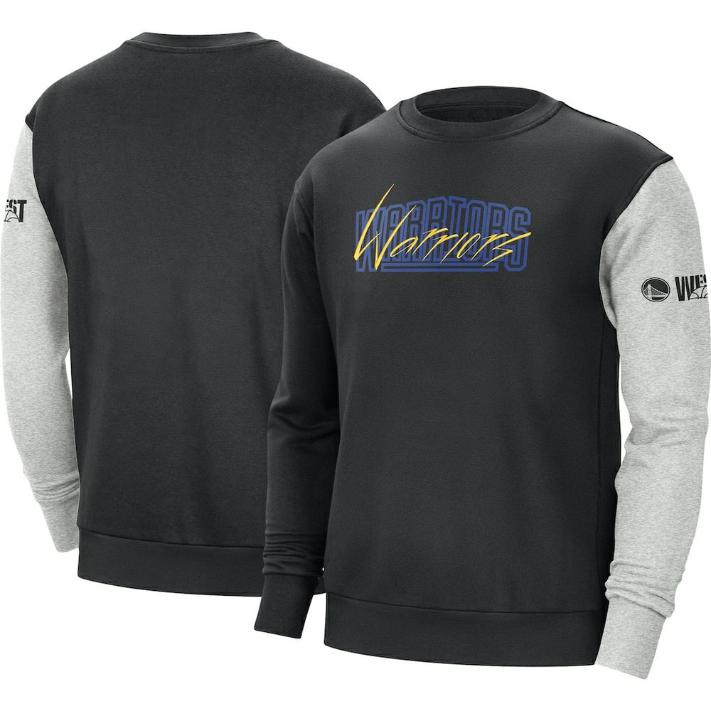 Nike Golden State Warriors Courtside Versus Force & Flight Pullover Sweatshirt sale