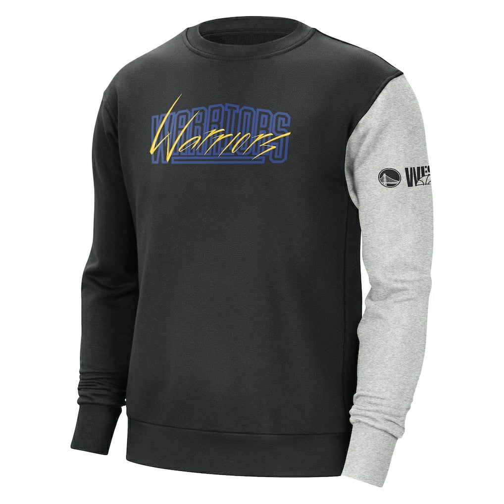 Nike Golden State Warriors Courtside Versus Force & Flight Pullover Sweatshirt sale