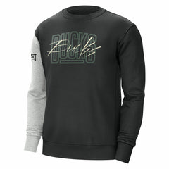 Nike Milwaukee Bucks Courtside Versus Force & Flight Pullover Sweatshirt