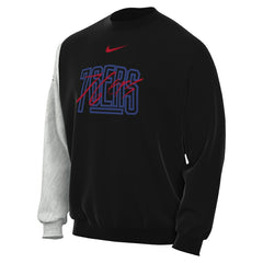 Nike Philadelphia 76ers Courtside Versus Force & Flight Pullover Sweatshirt