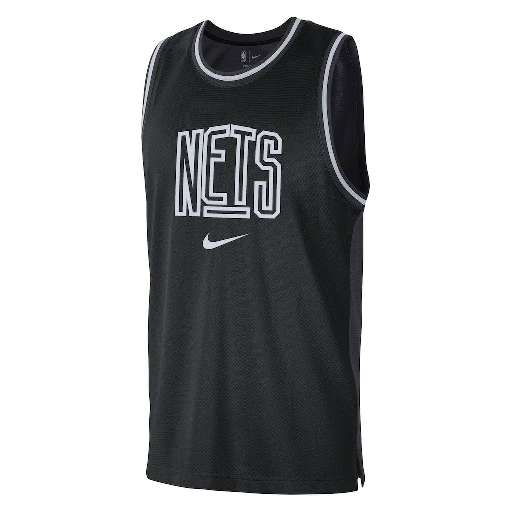 Nike Brooklyn Nets Courtside Versus Force Split DNA Performance Mesh Tank Top