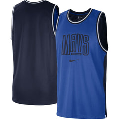 Nike Dallas Mavericks Courtside Versus Force Split DNA Performance Mesh Tank Top sale