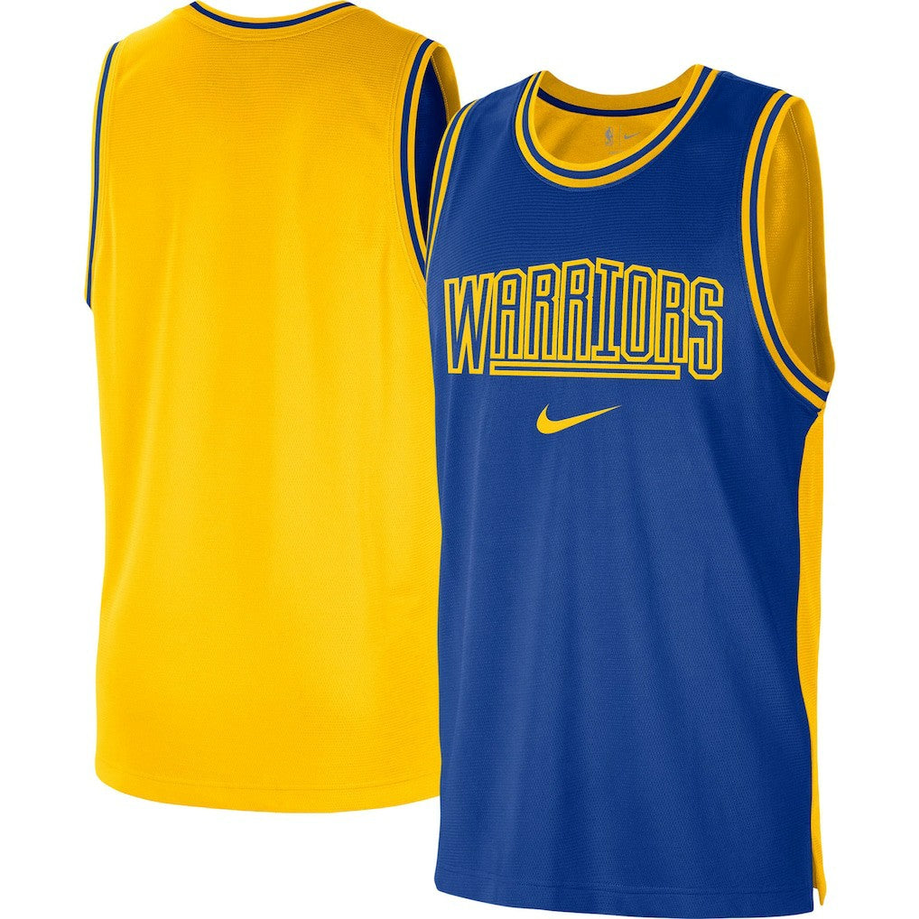 Nike Golden State Warriors Courtside Versus Force Split DNA Performance Mesh Tank Top sale