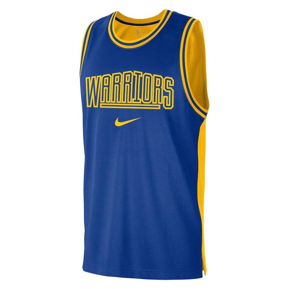 Nike Golden State Warriors Courtside Versus Force Split DNA Performance Mesh Tank Top sale