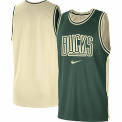 Nike Milwaukee Bucks Courtside Versus Force Split DNA Performance Mesh Tank Top