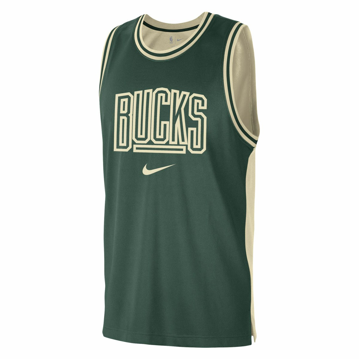 Nike Milwaukee Bucks Courtside Versus Force Split DNA Performance Mesh Tank Top