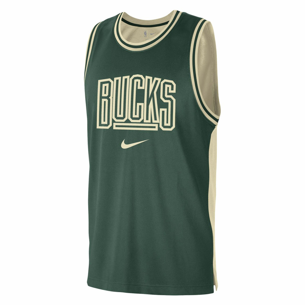 Nike Milwaukee Bucks Courtside Versus Force Split DNA Performance Mesh Tank Top