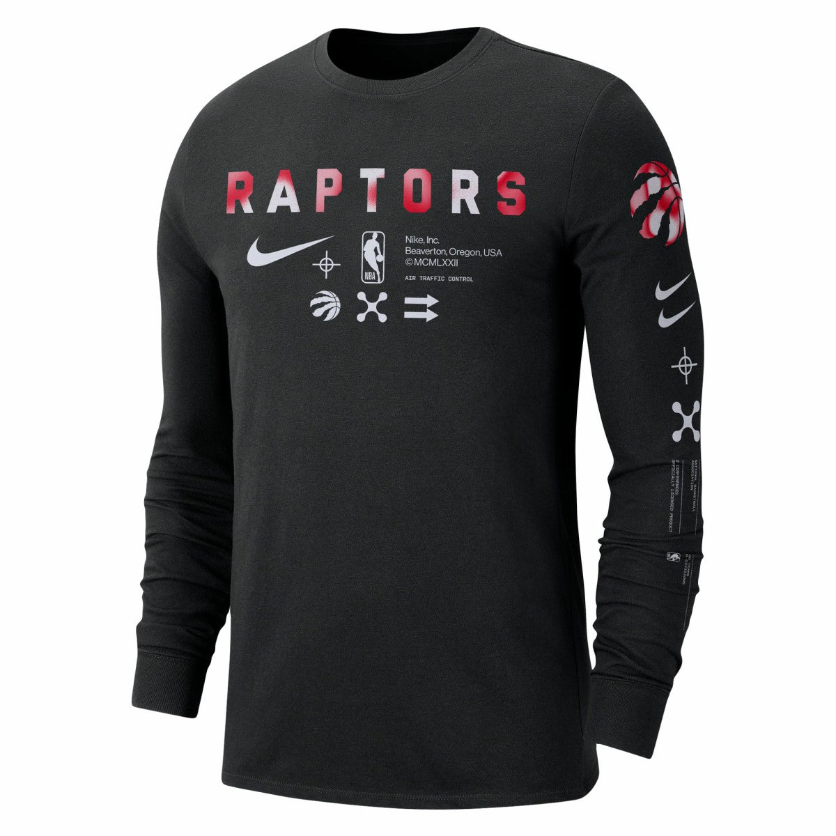 Nike Toronto Raptors Essential Air Traffic Control Long Sleeve T-Shirt