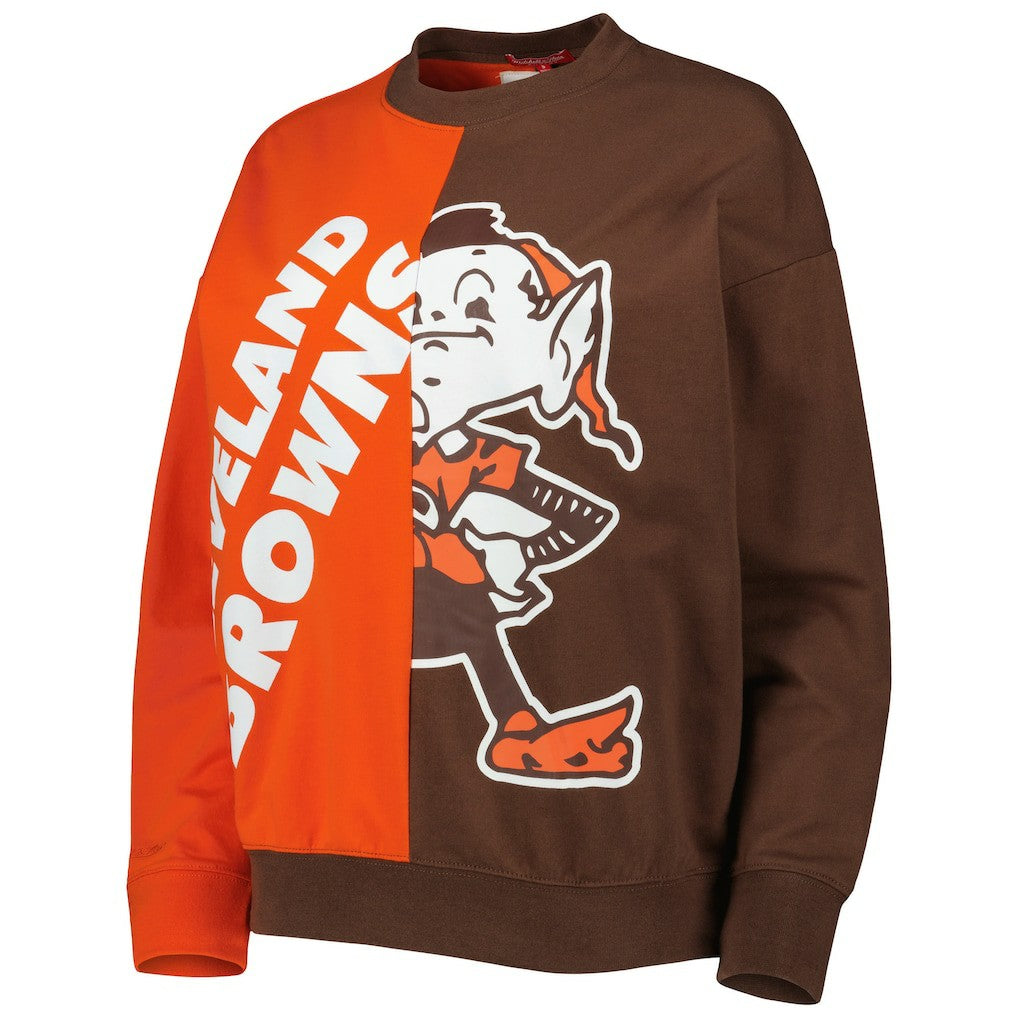 Women's Big Face Pullover Sweatshirt - Cleveland Browns Pullover