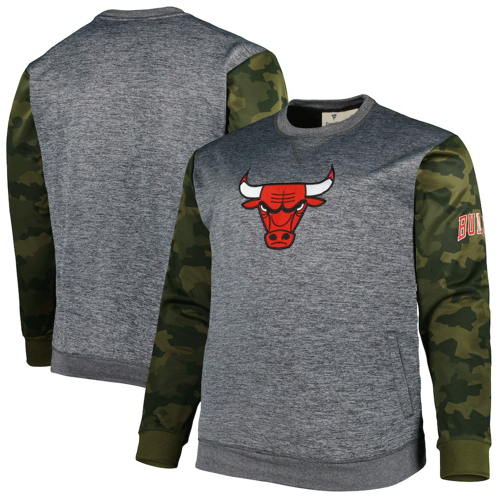 Fanatics Chicago Bulls Big & Tall Camo Stitched Sweatshirt