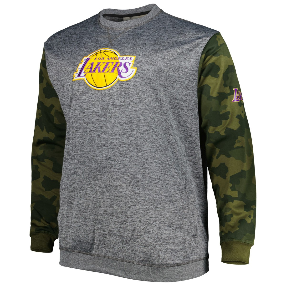Fanatics Los Angeles Lakers Big & Tall Camo Stitched Sweatshirt