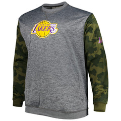 Fanatics Los Angeles Lakers Big & Tall Camo Stitched Sweatshirt