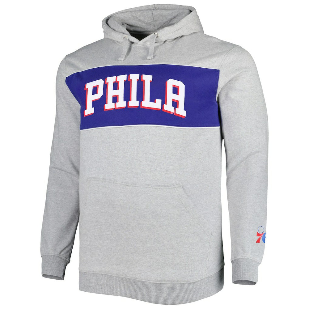 Fanatics Philadelphia 76ers Big & Tall Wordmark Pullover Hoodie