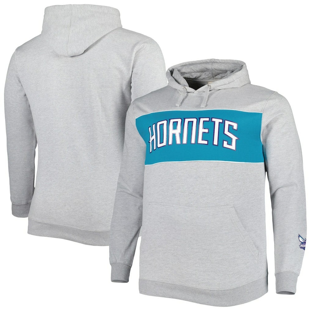 Fanatics Charlotte Hornets Big & Tall Wordmark Pullover Hoodie
