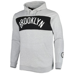 Fanatics Brooklyn Nets Big & Tall Wordmark Pullover Hoodie