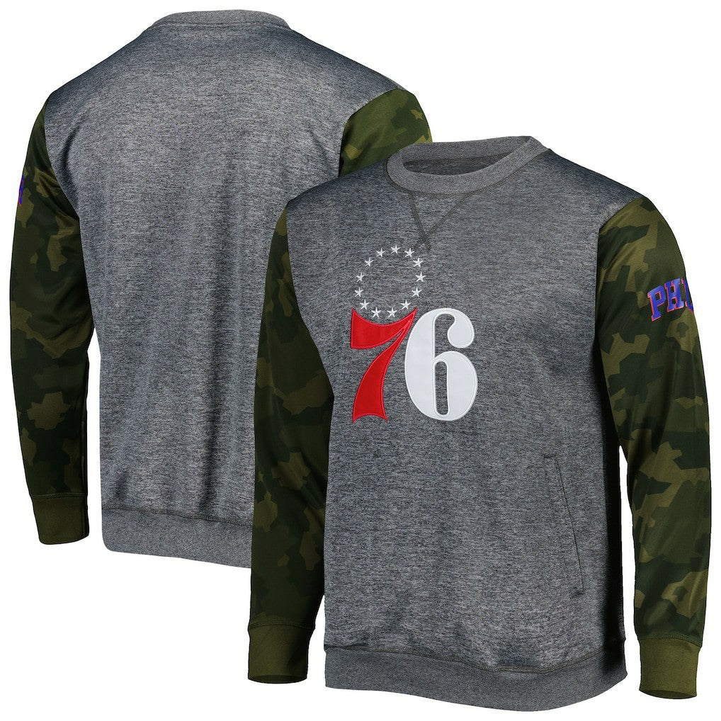 Fanatics Philadelphia 76ers Camo Stitched Sweatshirt