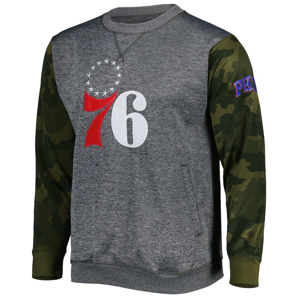 Fanatics Philadelphia 76ers Camo Stitched Sweatshirt