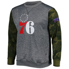 Fanatics Philadelphia 76ers Camo Stitched Sweatshirt