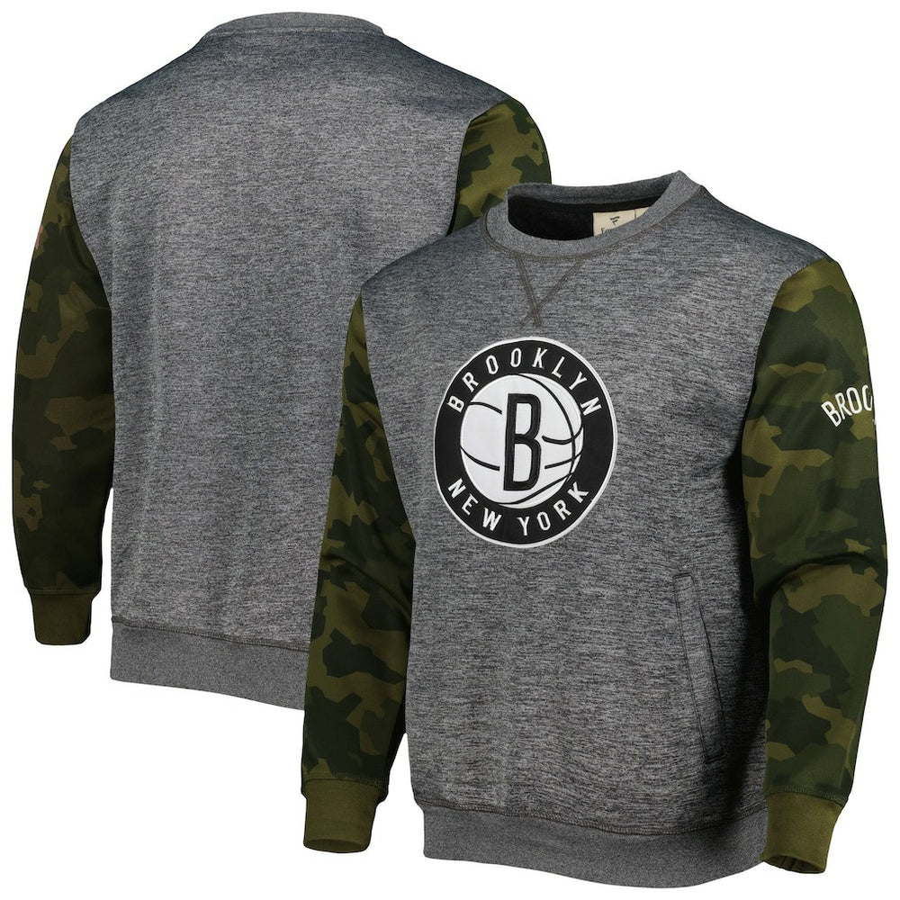 Fanatics Brooklyn Nets Camo Stitched Sweatshirt