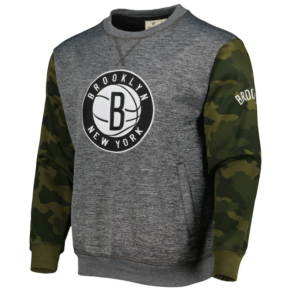 Fanatics Brooklyn Nets Camo Stitched Sweatshirt