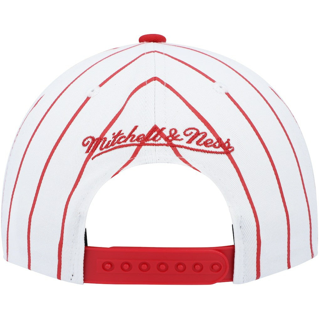 Mitchell & Ness Philadelphia 76ers Hardwood Classics Pinstripe Snapback Hat