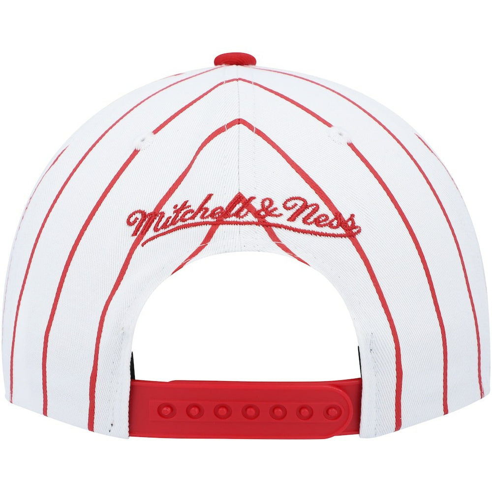 Mitchell & Ness Philadelphia 76ers Hardwood Classics Pinstripe Snapback Hat