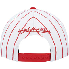 Mitchell & Ness Philadelphia 76ers Hardwood Classics Pinstripe Snapback Hat