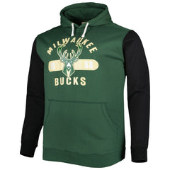 Fanatics Milwaukee Bucks Big & Tall Bold Attack Pullover Hoodie