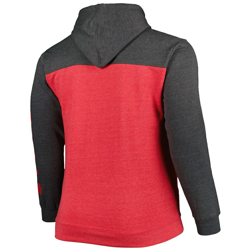 Fanatics Chicago Bulls Big & Tall Down and Distance Full-Zip Hoodie