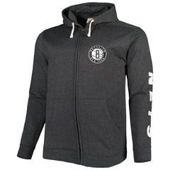 Fanatics Brooklyn Nets Big & Tall Down and Distance Full-Zip Hoodie