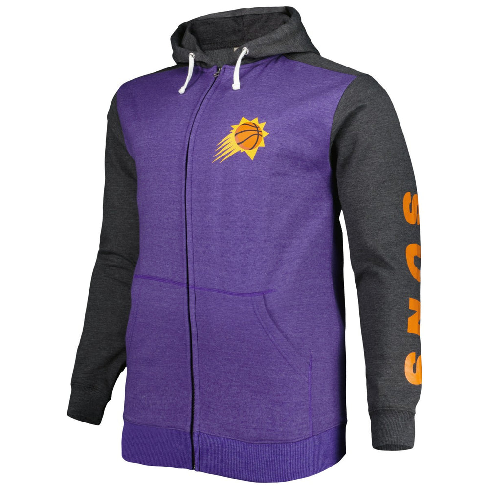 Fanatics Phoenix Suns Big & Tall Down and Distance Full-Zip Hoodie