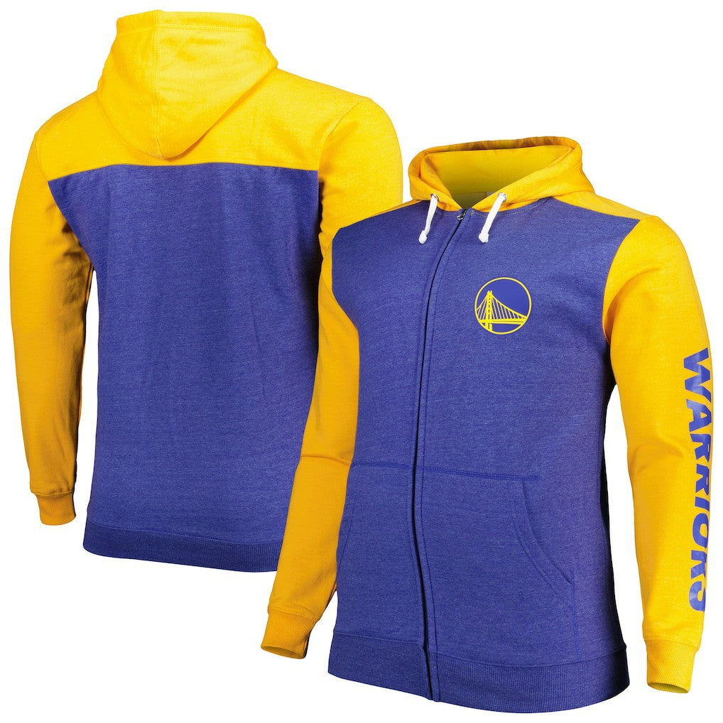 Fanatics Golden State Warriors Big & Tall Down and Distance Full-Zip Hoodie sale
