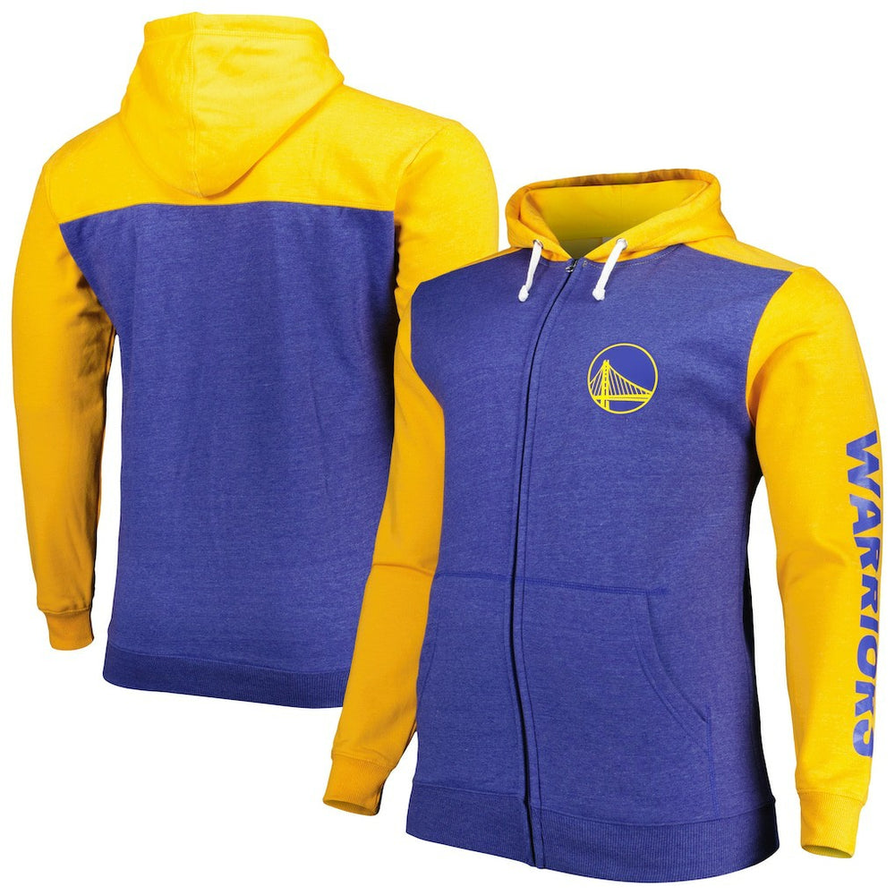 Fanatics Golden State Warriors Big & Tall Down and Distance Full-Zip Hoodie sale