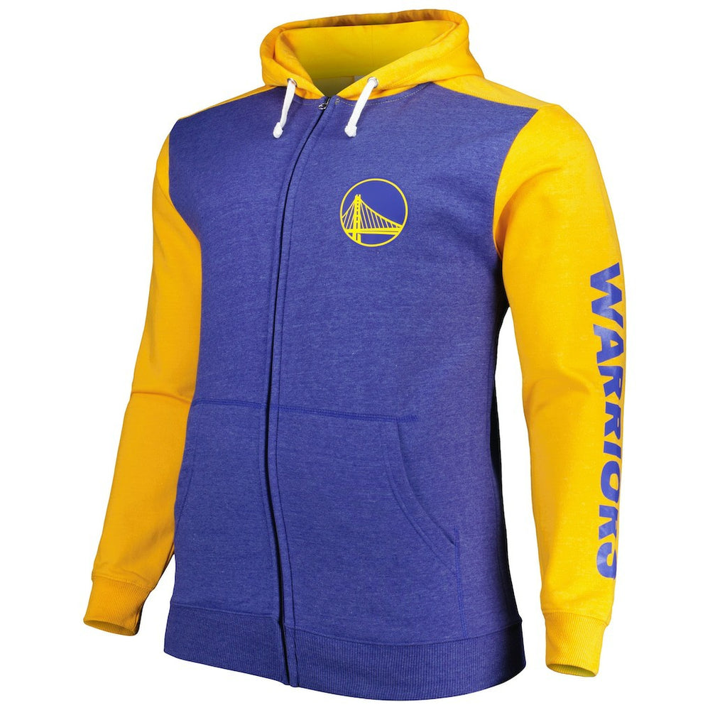 Fanatics Golden State Warriors Big & Tall Down and Distance Full-Zip Hoodie sale