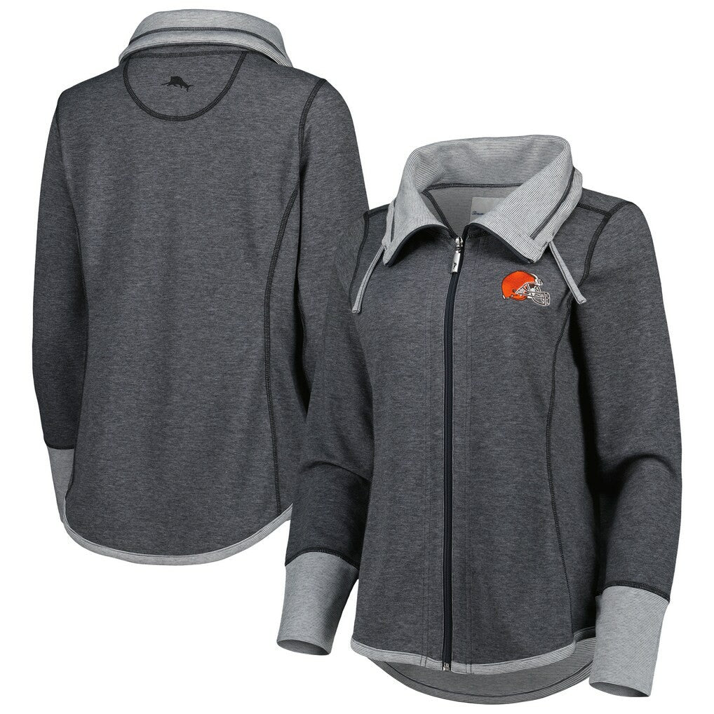 Women's Sport Sun Fade Full-Zip Sweatshirt - Cleveland Browns Sweatshirts