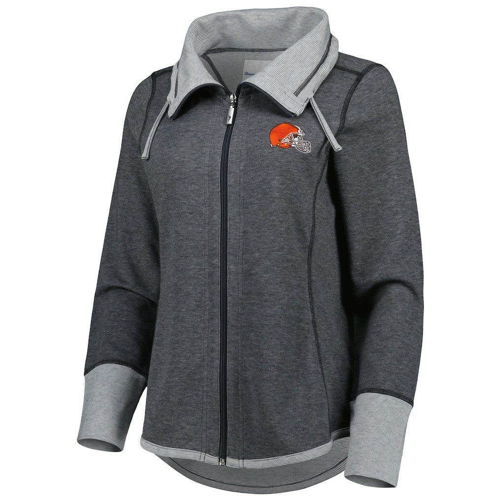 Women's Sport Sun Fade Full-Zip Sweatshirt - Cleveland Browns Sweatshirts