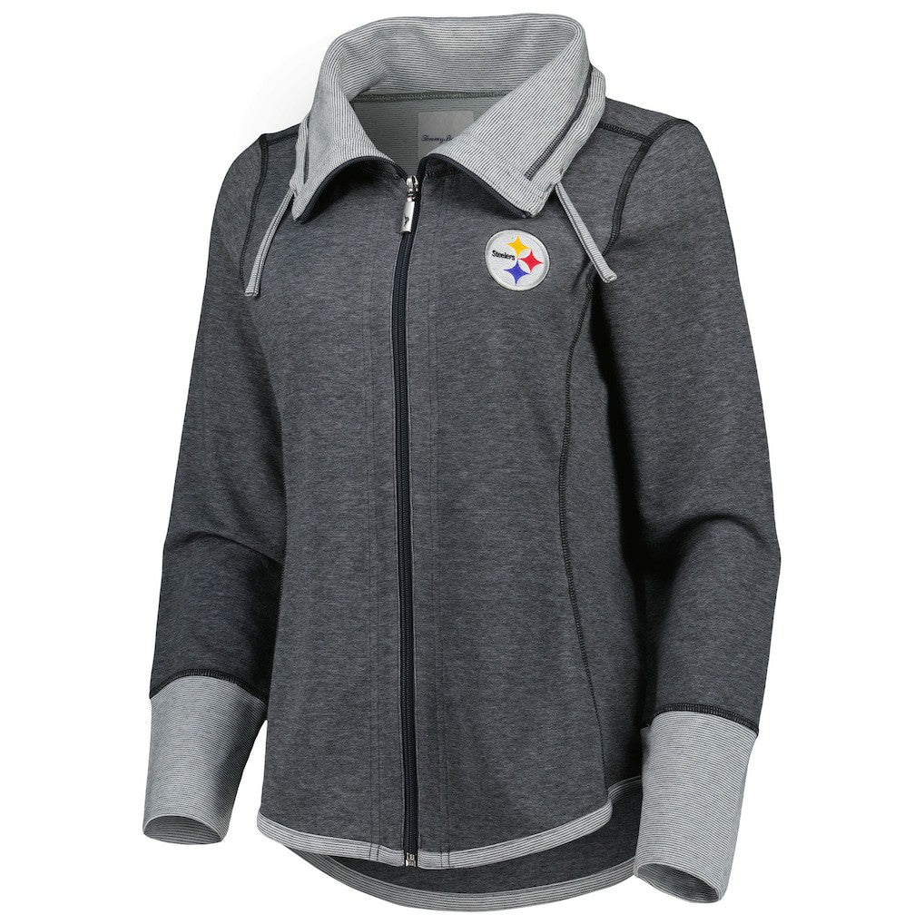 Women's Sport Sun Fade Full-Zip Sweatshirt - Pittsburgh Steelers Sweatshirts