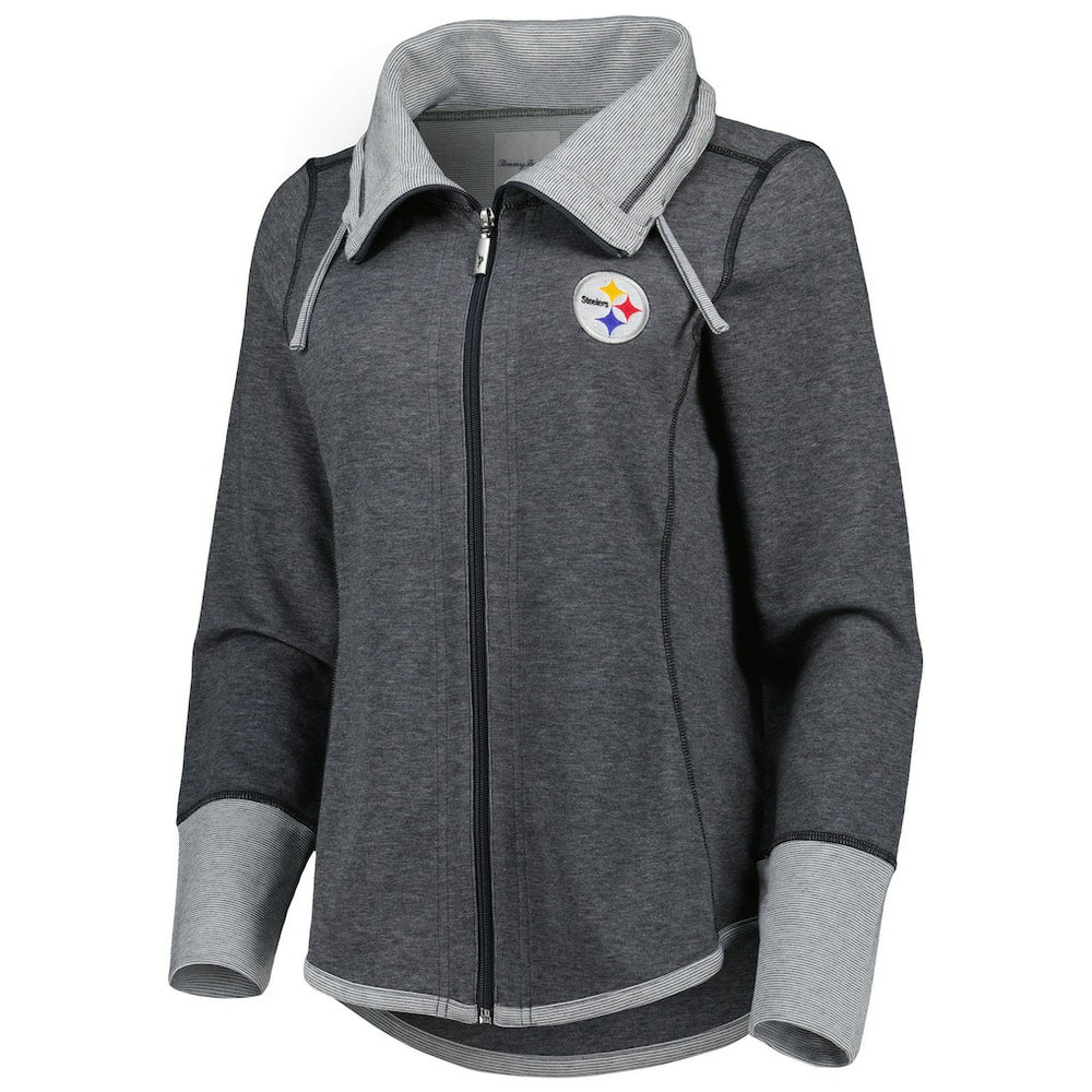 Women's Sport Sun Fade Full-Zip Sweatshirt - Pittsburgh Steelers Sweatshirts