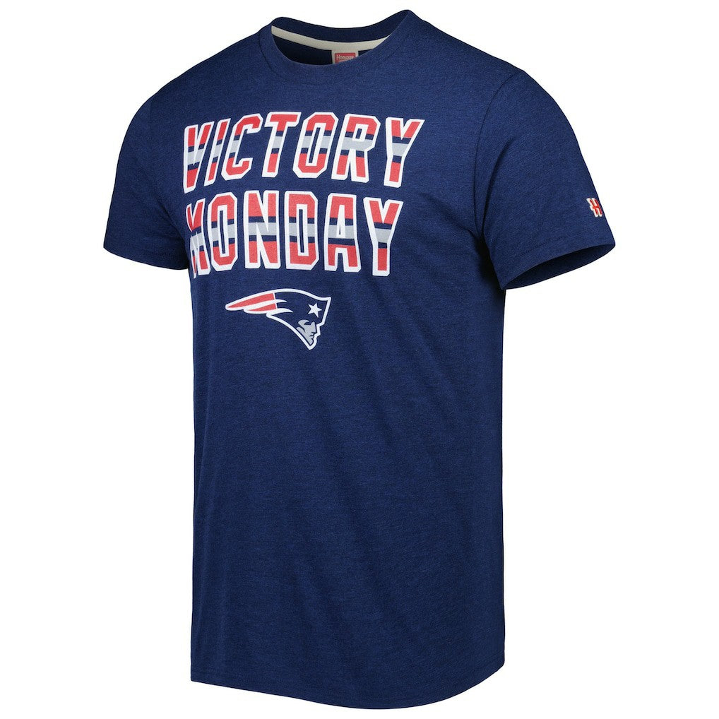 Homage Victory Monday Tri-Blend T-Shirt - New England Patriots T-shirts