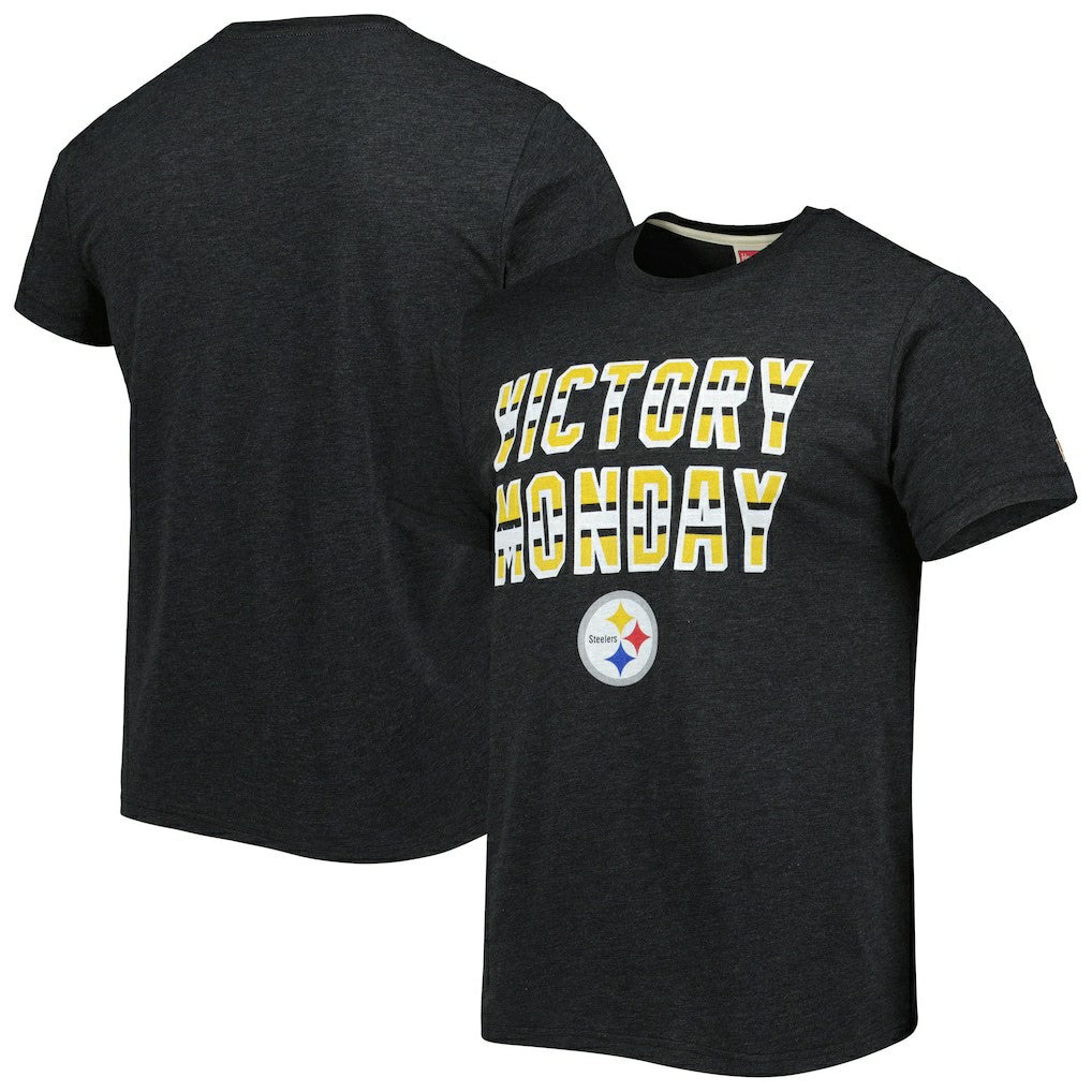 Homage Victory Monday Tri-Blend T-Shirt - Pittsburgh Steelers T-shirts