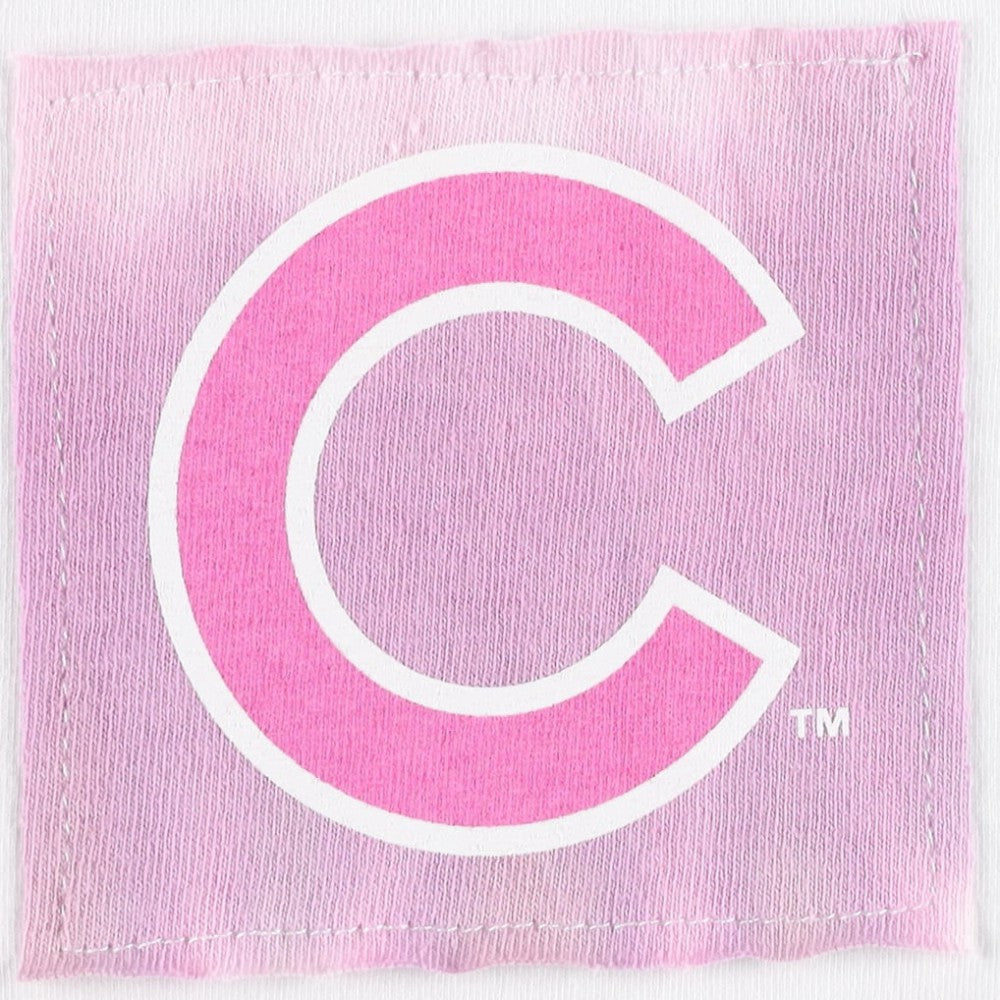 White Chicago Cubs Refried Apparel Women's Tie-Dye Tank Top