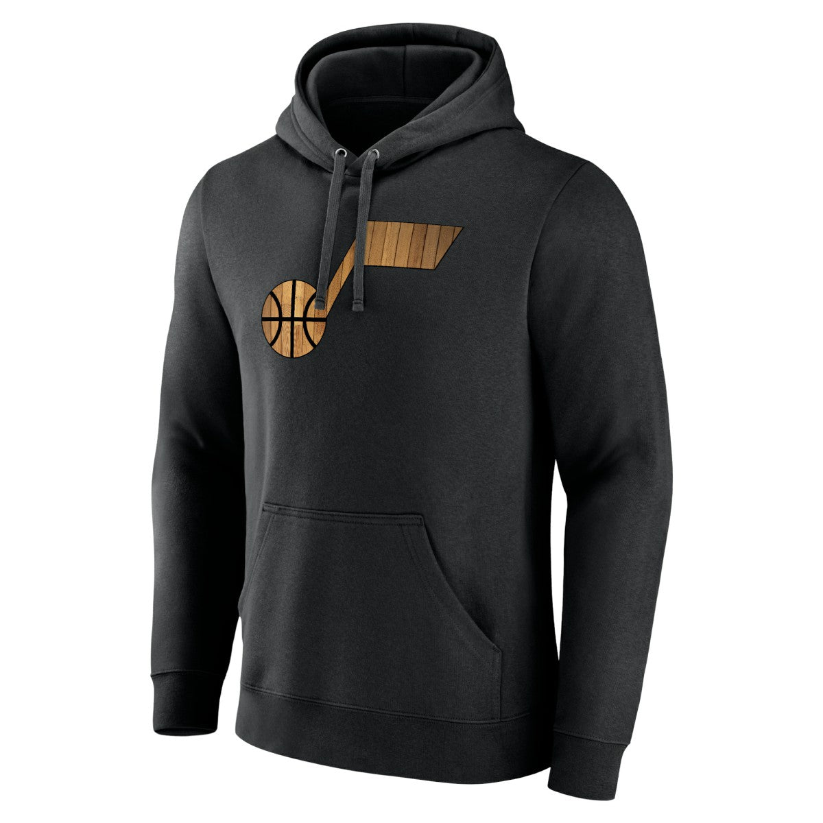Utah Jazz Hardwood Logo Pullover Hoodie