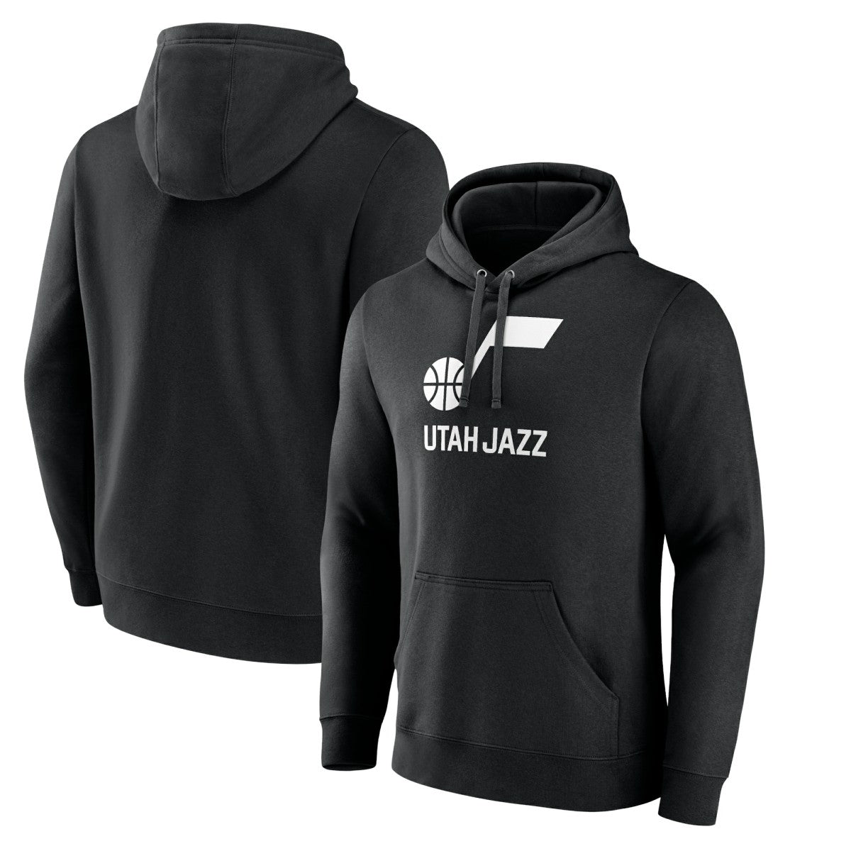 Utah Jazz Wordmark Team Logo Pullover Hoodie