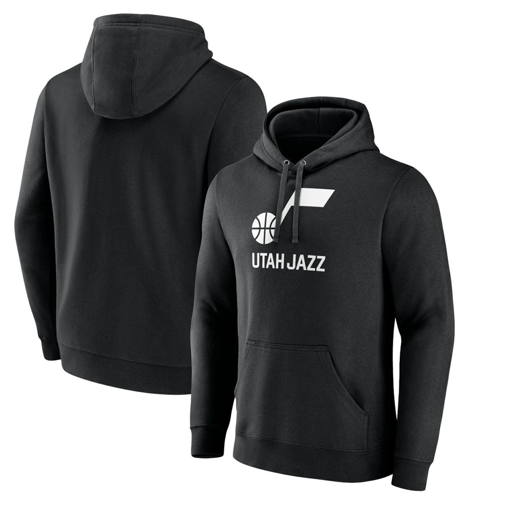 Utah Jazz Wordmark Team Logo Pullover Hoodie
