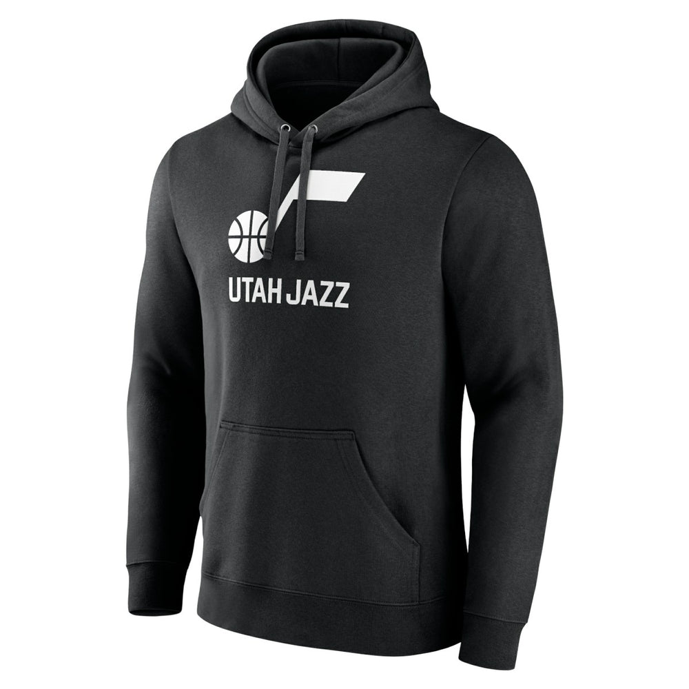 Utah Jazz Wordmark Team Logo Pullover Hoodie