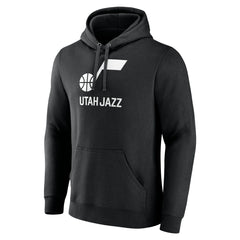 Utah Jazz Wordmark Team Logo Pullover Hoodie